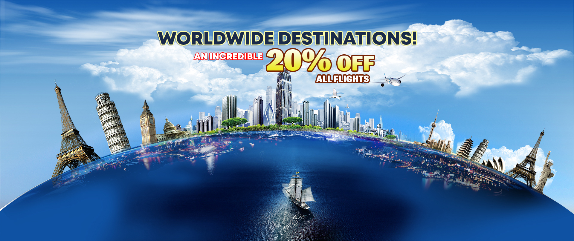 10% off on worldwide destination at skyworldtravel
